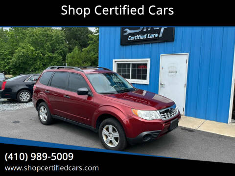 2012 Subaru Forester for sale at Shop Certified Cars in Easton MD