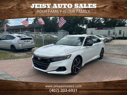 2022 Honda Accord for sale at JEISY AUTO SALES in Orlando FL