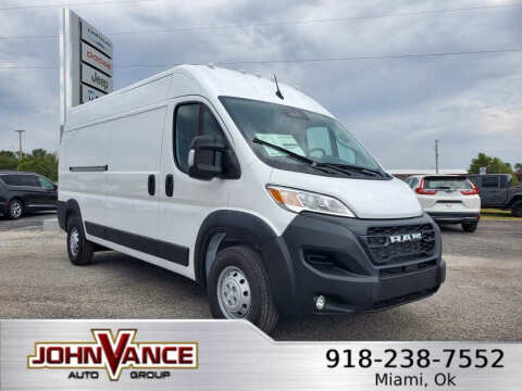 2023 RAM ProMaster for sale at Vance Fleet Services in Guthrie OK