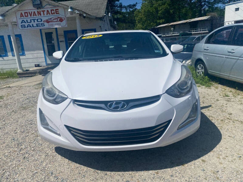 2015 Hyundai Elantra for sale at Advantage Motors Inc in Newport News VA