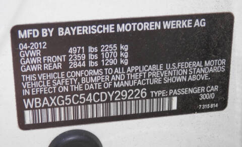 2012 BMW 5 Series 528i