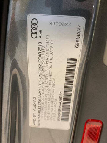 2019 Audi A4 quattro Premium 45 TFSI