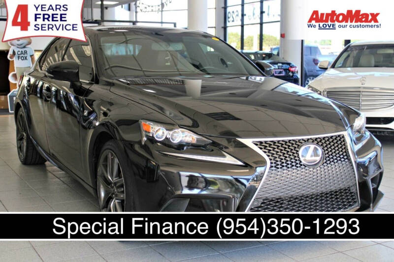 2014 Lexus IS 350 for sale at Auto Max in Hollywood FL