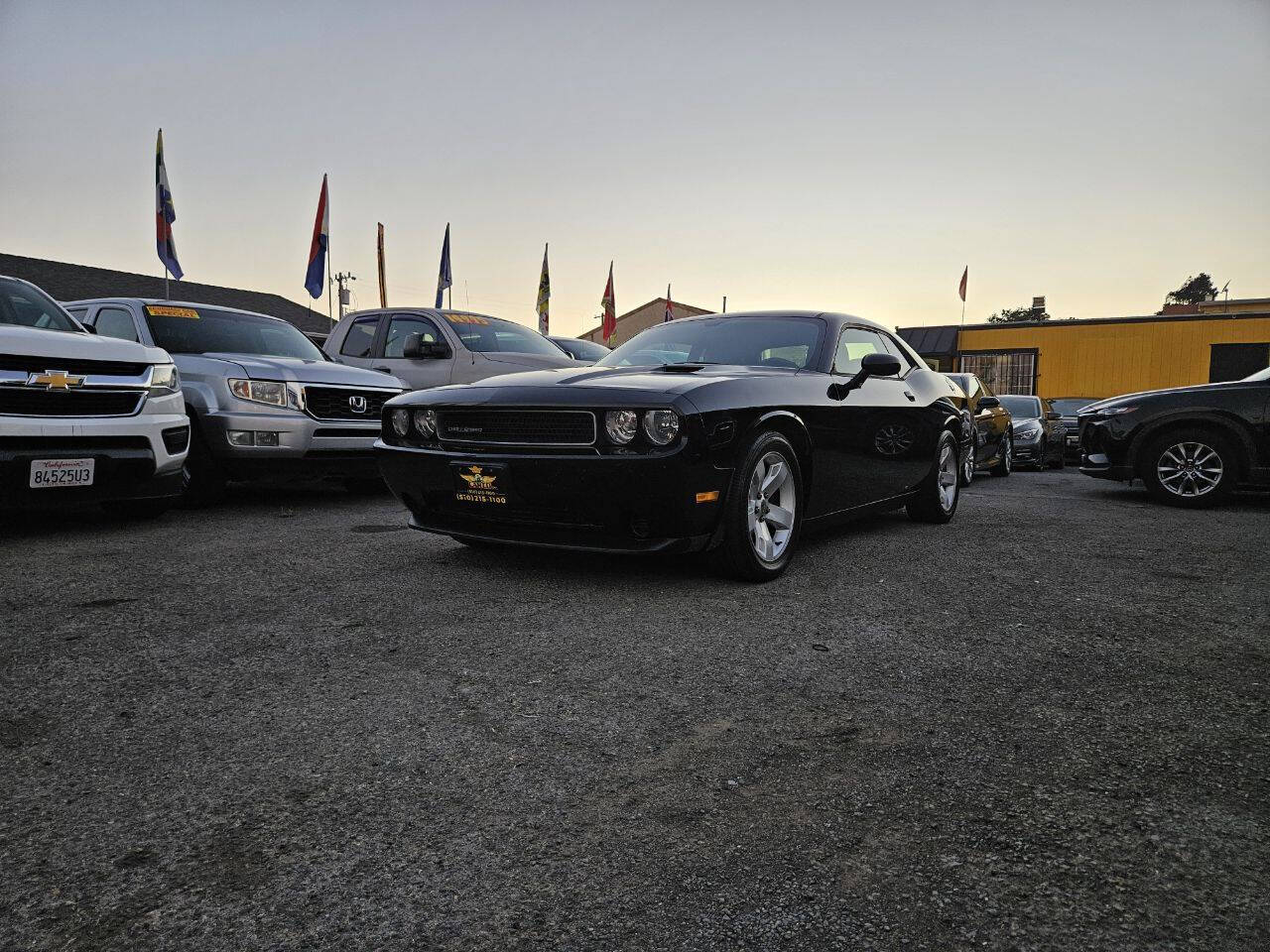 Black 2012 Dodge Challenger SXT SXT 2dr Coupe 1