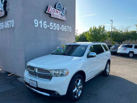 2012 Dodge Durango for sale at LIONS AUTO SALES in Sacramento CA