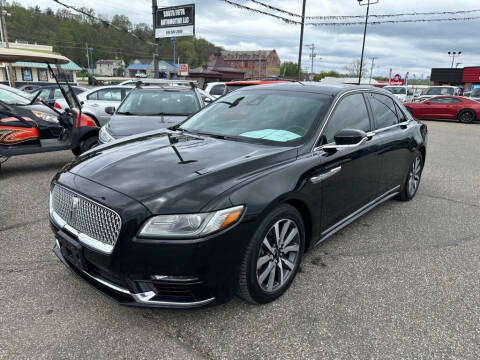 2017 Lincoln Continental for sale at SOUTH FIFTH AUTOMOTIVE LLC in Marietta OH