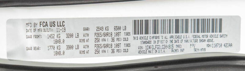 2020 Dodge Durango Pursuit