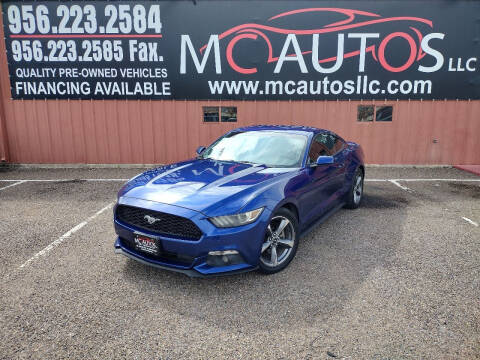 2015 Ford Mustang for sale at MC Autos LLC in Pharr TX
