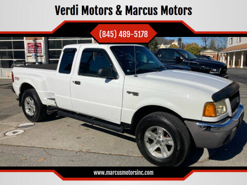 2003 Ford Ranger for sale at Marcus Motors in Kingston NY