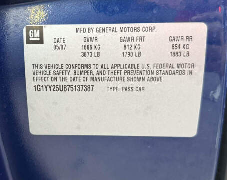 2007 Chevrolet Corvette