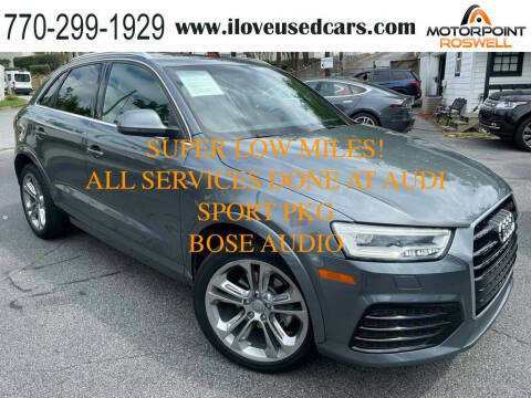 2017 Audi Q3 for sale at Motorpoint Roswell in Roswell GA