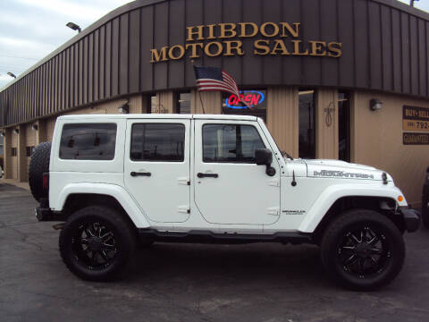 2017 Jeep Wrangler Unlimited for sale at Hibdon Motor Sales in Clinton Township MI