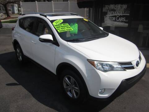2015 Toyota RAV4 for sale at INDIANA MOTORCARS LLC in Indiana PA