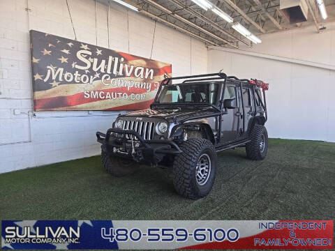 2018 Jeep Wrangler JK Unlimited for sale at SULLIVAN MOTOR COMPANY INC. in Mesa AZ