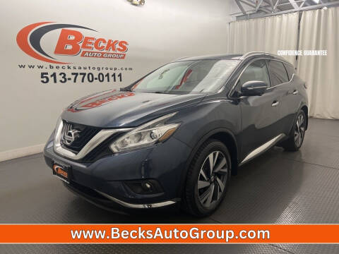 2015 Nissan Murano for sale at Becks Auto Group in Mason OH