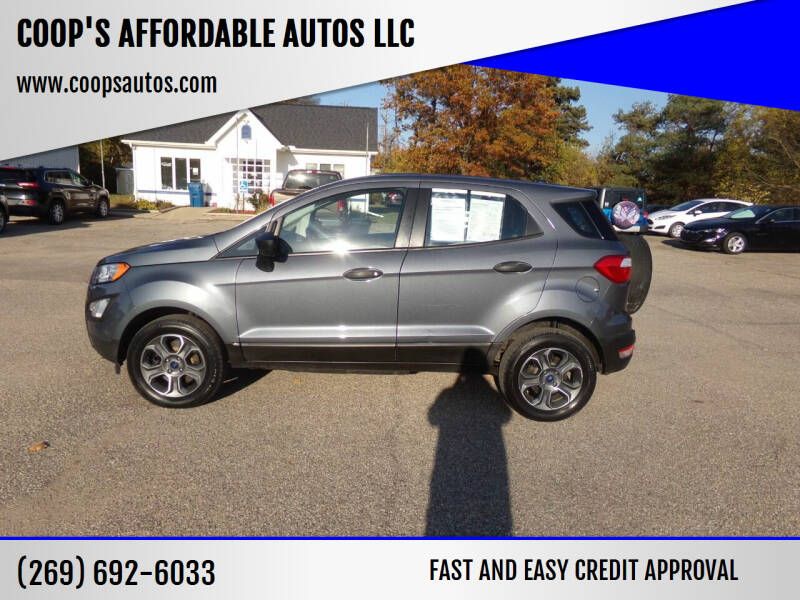 2018 Ford EcoSport for sale at COOP'S AFFORDABLE AUTOS LLC in Otsego MI