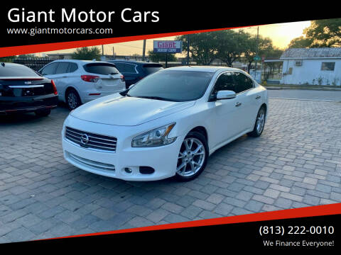 2013 Nissan Maxima for sale at Giant Motor Cars in Tampa FL