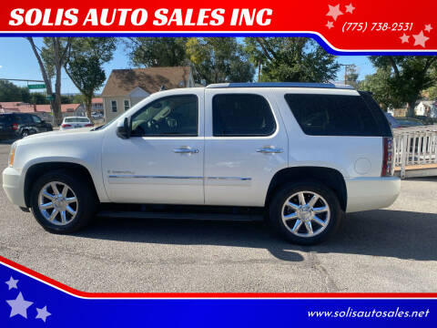 2009 GMC Yukon for sale at SOLIS AUTO SALES INC in Elko NV