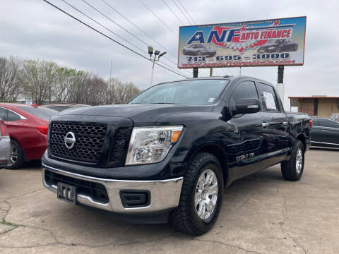 2019 Nissan Titan for sale at ANF AUTO FINANCE in Houston TX