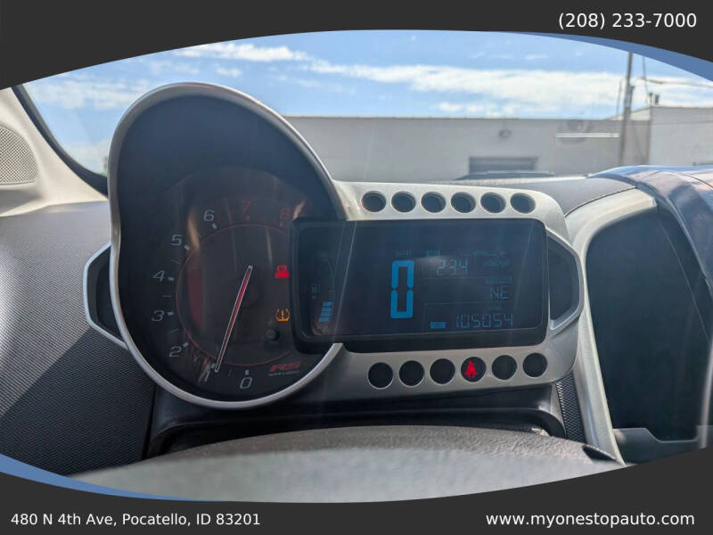 2016 Chevrolet Sonic RS Manual