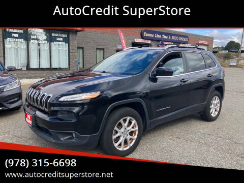 2016 Jeep Cherokee for sale at AutoCredit SuperStore in Lowell MA