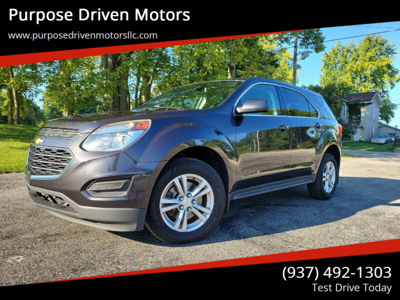 2016 Chevrolet Equinox for sale at Purpose Driven Motors in Sidney OH