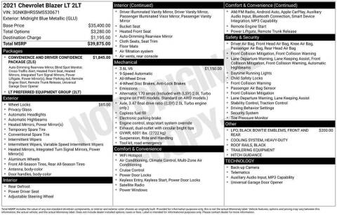 2021 Chevrolet Blazer LT