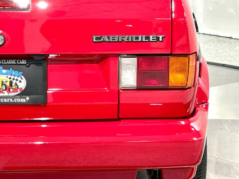 1988 Volkswagen Cabriolet