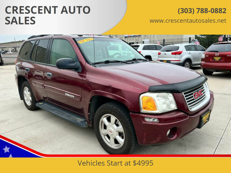 2004 GMC Envoy for sale at CRESCENT AUTO SALES in Denver CO