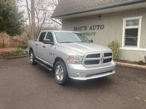 2017 RAM Ram Pickup 1500 for sale at MAC'S AUTO COMPANY in Nanticoke PA