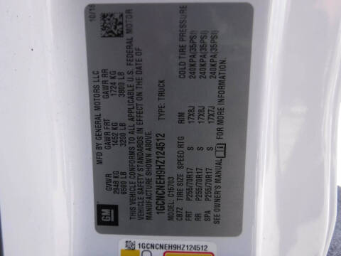 2017 Chevrolet Silverado 1500