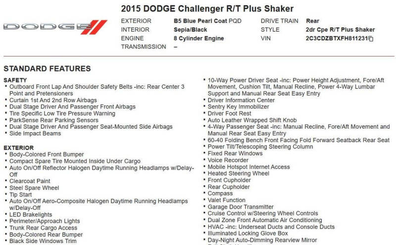 2015 Dodge Challenger