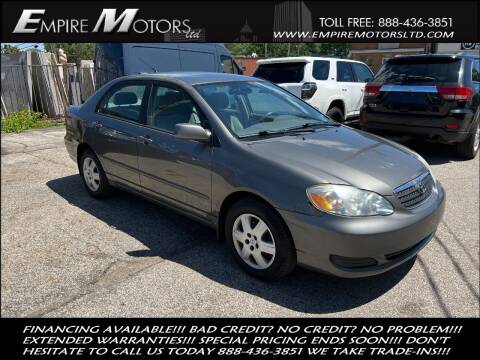 2005 Toyota Corolla for sale at Empire Motors LTD in Cleveland OH