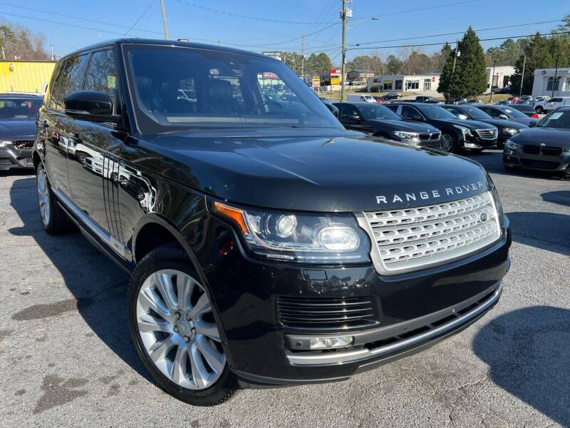 2016 Land Rover Range Rover for sale at North Georgia Auto Brokers in Snellville GA