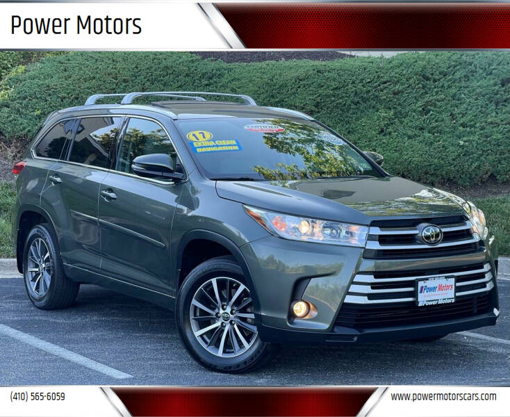 2017 Toyota Highlander for sale at Power Motors in Halethorpe MD