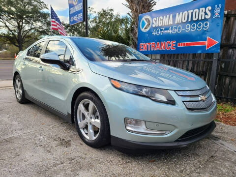 2013 Chevrolet Volt for sale at SIGMA MOTORS USA in Orlando FL