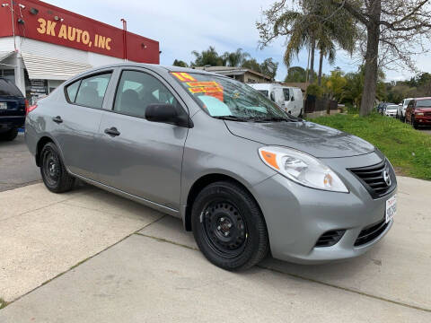 2014 Nissan Versa for sale at 3K Auto in Escondido CA