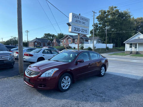 2010 Nissan Altima for sale at CAPE UNITED AUTO INC in Cape Girardeau MO