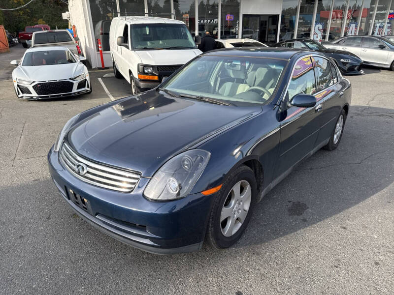 2003 Infiniti G35 for sale at APX Auto Brokers in Edmonds WA