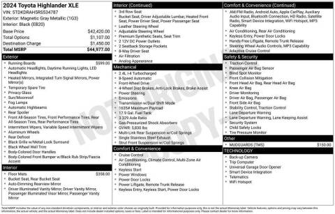 2024 Toyota Highlander LE