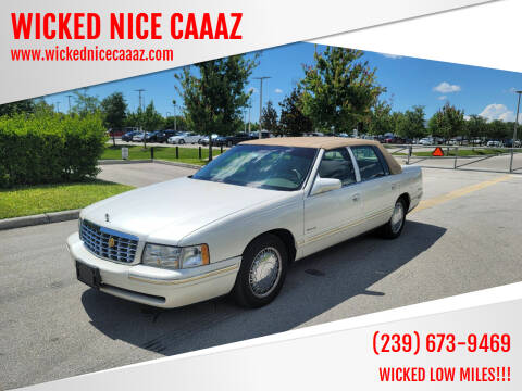 1998 Cadillac DeVille for sale at WICKED NICE CAAAZ in Cape Coral FL