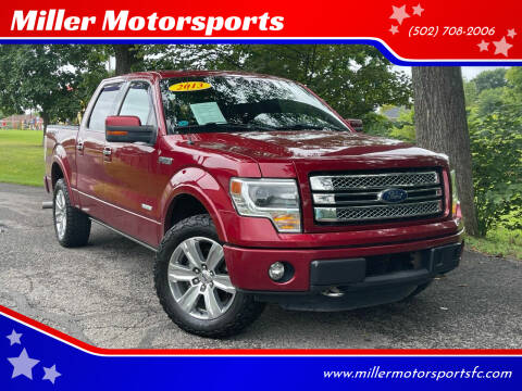 2013 Ford F-150 for sale at Miller Motorsports in Louisville KY