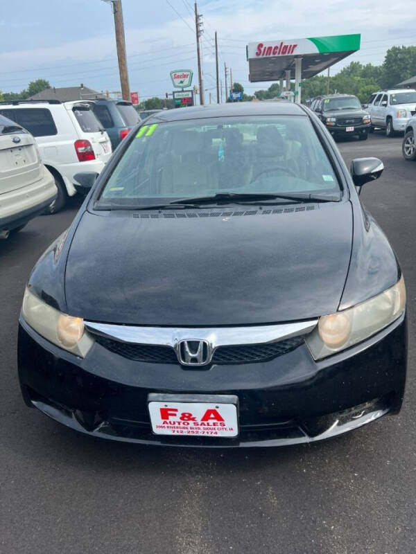 2011 Honda Civic for sale at F & A Auto Sales in Sioux City IA