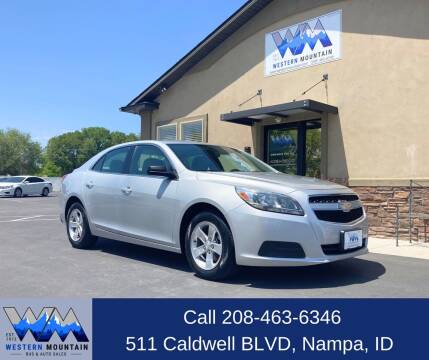 2013 Chevrolet Malibu for sale at Western Mountain Bus & Auto Sales in Nampa ID