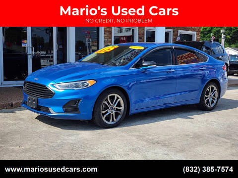 2019 Ford Fusion for sale at Mario's Used Cars - South Houston Location in South Houston TX