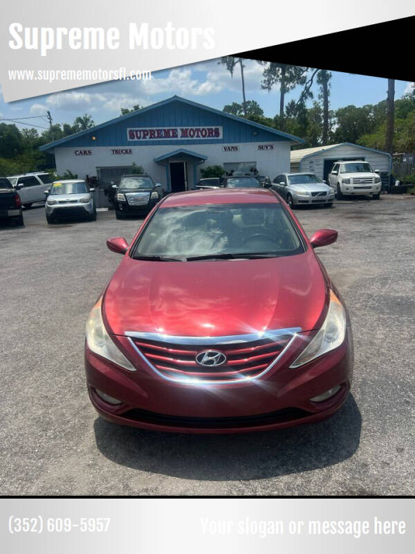 2013 Hyundai Sonata for sale at Supreme Motors in Leesburg FL