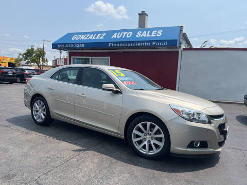 2015 Chevrolet Malibu for sale at Gonzalez Auto Sales in Joliet IL