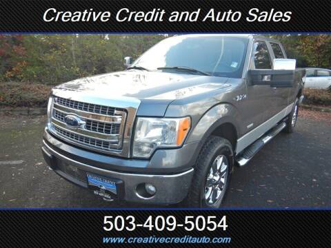 2013 Ford F-150 for sale at Creative Credit & Auto Sales in Salem OR