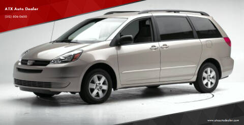 2004 Toyota Sienna for sale at ATX Auto Dealer in Kyle TX