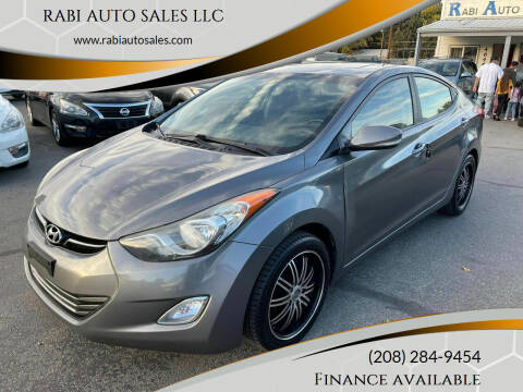 2011 Hyundai Elantra for sale at RABI AUTO SALES LLC in Garden City ID